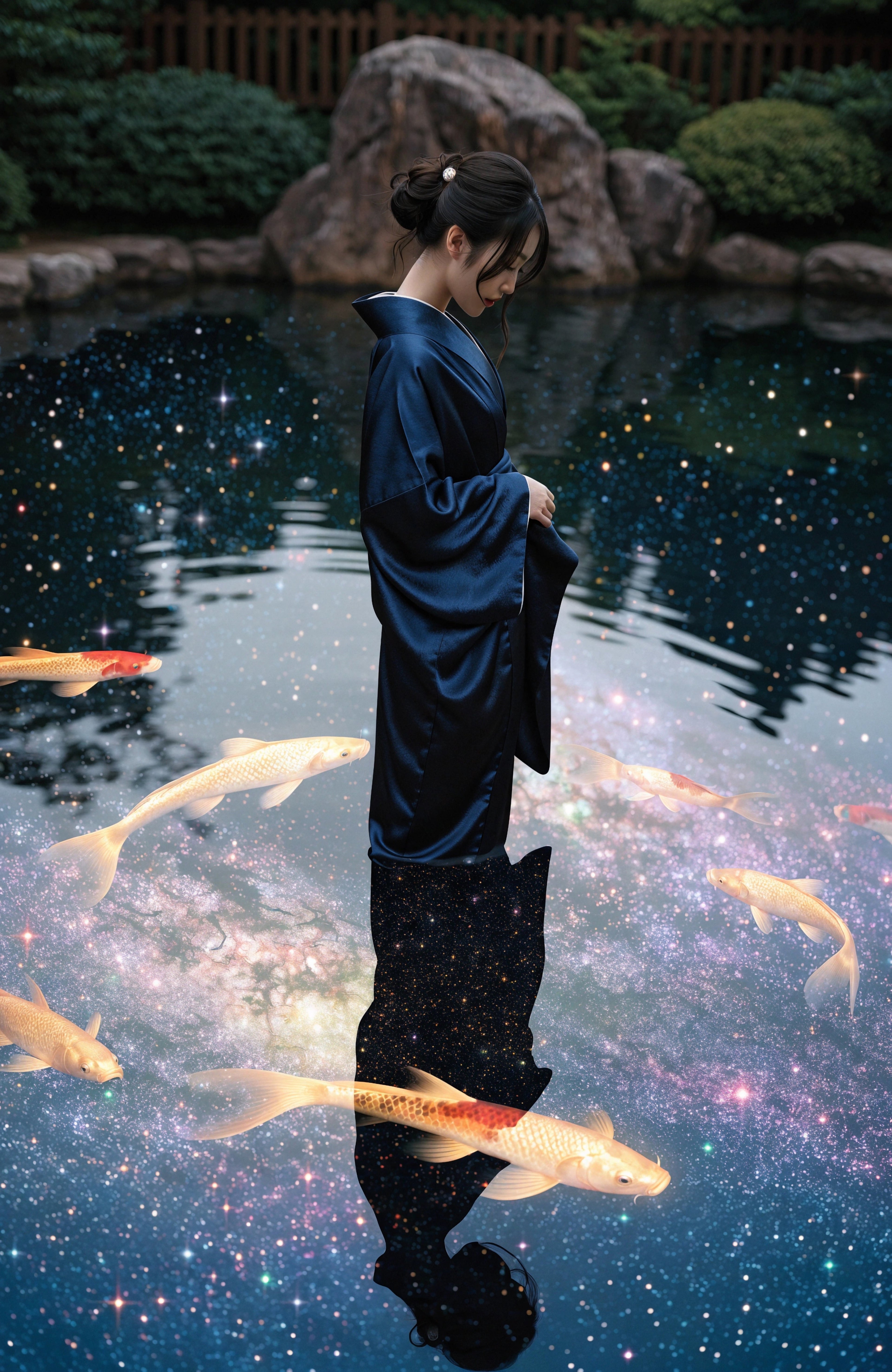 Heritage Walls – Koi-Teich der Sterne