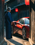 Die Dame und der rote Ferrari