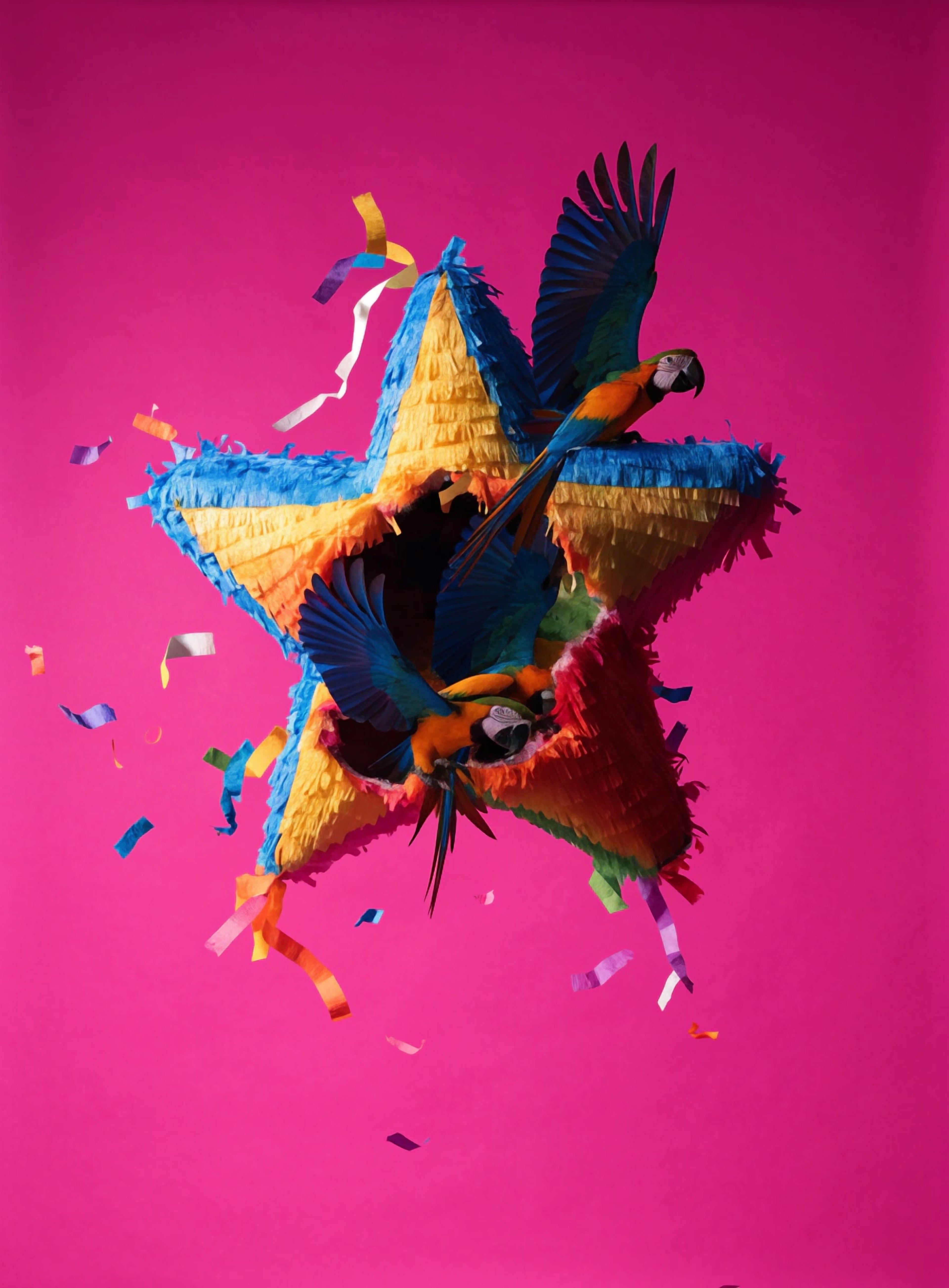 Heritage Walls – Aras aus der Konfetti-Piñata
